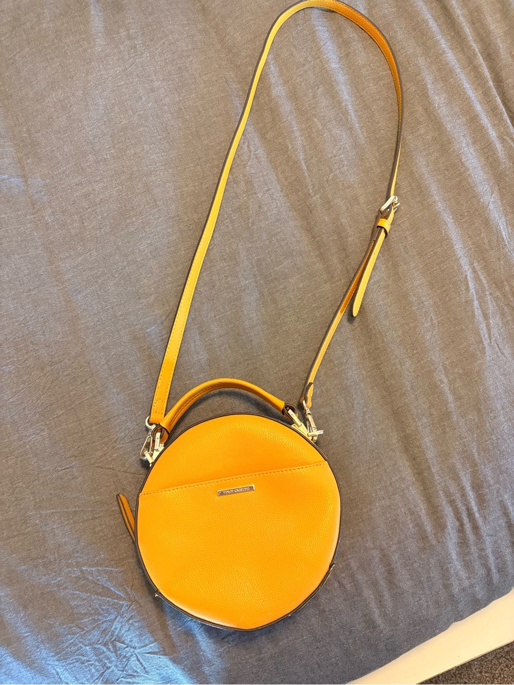 Vince Camuto Round Yellow Crossbody Bag